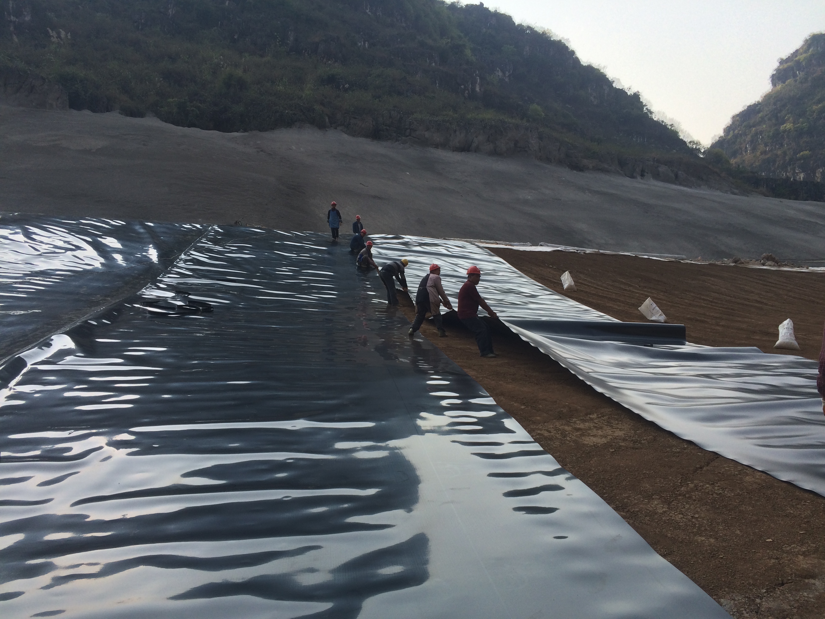 貴州貞豐七星水庫  水庫土工膜 第3張